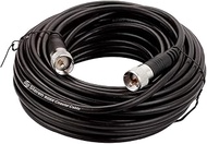 STEREN 205-775 75-Feet (22.86 Meters) UHF-UHF Mini-RG8x Cable | Male to Male (PL259) - Antenna Cable