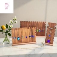 DOI4RE ไม้ แท่นแสดงสร้อยคอเครื่องประดับ สร้อยคอแขวน กำไลข้อมือยาว ที่วางเครื่องประดับ ง่าย ที่เก็บขอ