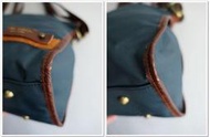 流行品牌 MI PIACI 革物心語 尼龍+真皮 大容量 肩背包 斜背包 側背包 手提包 