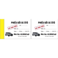 Car lottery ticket, complete content printing, combo of 6 books