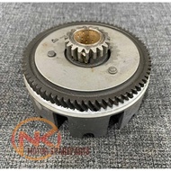 YAMAHA DT125 Round Gear besar/Primary Driven gear comp/ Clutch Outer -18G/71T -Made In TAIWAN -Parts