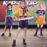 ZST kpop demon hunter costume for kids girl Girls Halloween Costume New Girl Demon Hunter Popular Si