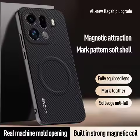 For Oppo Find X9 Pro X 9 Case Magnetic Silicone Protective Back Cover for Find X8S Plus X7 X6 X5 Pro