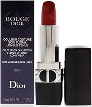 Dior Christian Rouge Couture Lipstick - 999 Satin Lipstick (Refillable) Women 0.12 oz