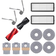 อุปกรณ์เสริมแท้ Roborock Qrevo C / Curv(C) / Edge(C) / S5A / S5V แปรงหลัก แปรงข้าง ผ้าม็อบ แผ่นกรอง 