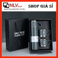 SET Stainless Steel Thermos Bottle 304 - 500ml With 2 Luxurious, Sturdy, High Quality Cups, Compact 