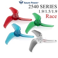 Azure Power 2540 Race 1.9/1.5/1.9mm Hole 3-blade Propeller (4 pairs/8pcs)