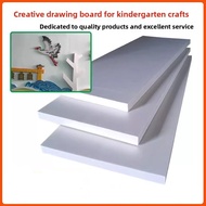 Preschool Handmade XPS Foam Board DIY Scene Making Materials Art Carving Model White Crystal Board C