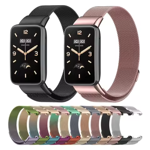Milanese Loop Strap For Xiaomi Mi Band 7 Pro Smartwatch Metal Band Wristband For Mi Band 7 Pro Repla