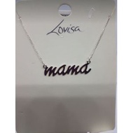 Lovisa Mama Mother Pendant Silver Necklace Fashion Jewelry
