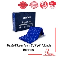 MaxCoil Super Foam 2''/3''/4'' Foldable Mattress