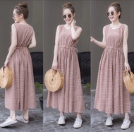 Midi Dress Wanita / Dress Panjang Wanita / Korea Dress / Dress Korea