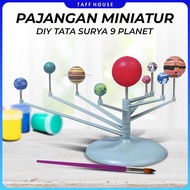DIY Miniature Display Solar System 9 Planets Solar System Planetary - 2135
