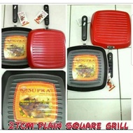 SQUARE GRILL PAN 27 CM BBQ