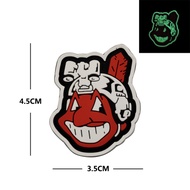 511 series PVC morale seal Blackbeard Edward Flag DIY Little Cat Harpoon Fish Barb Embroidered Moral