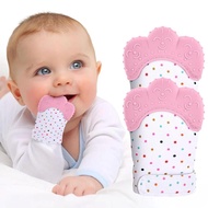 Baby Teether Gloves Anti Eating Hand Teething Chewing Prevent Scratches Glove toys Mitten Pain Relie