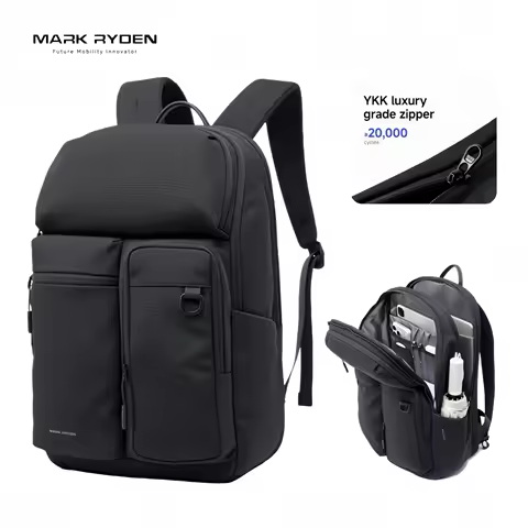 MARK RYDEN 21L Men's Laptop Backpack Water Resistant Multi-pocket Slim Commuter Bag School Backpack
