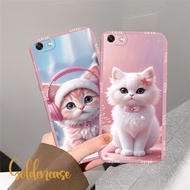 [22] Case Compatible Oppo F1S / A59 / A71 / A83 / A37 / A39 Latest Pink Cat Motif Old Frame