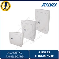 ♞,♘Panel Box  6 Branches Flush-mounted Type All-Metal 2-poles Plug-In Circuit Breaker Royu