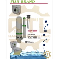 Toilet cistern accessories flush valve