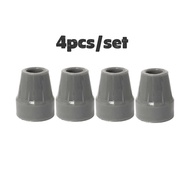 4PC Walk Aid Cane Getah Tapak Getah Tongkat Sakit Patah Kaki Jalan Folding Cane Replacement Rubber L