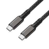 AUFU USB Type C to Type C Fast Charging Data Cable 6A 66W 1M - KD66 - Black/Hita Official 1 Year War