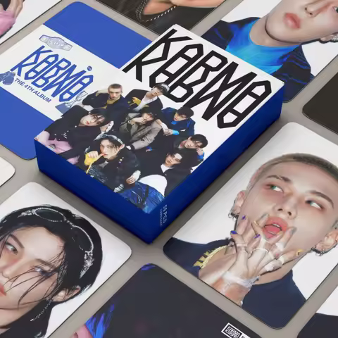 KPOP Idol KARMA Merch Photocard Album Lomo Cards BANGCHAN HYUNJIN FELIX Photobook Collection Card Po