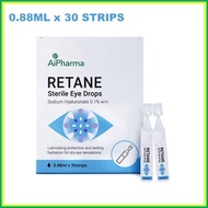 [EXP 2028] AiPharma Retane Sterile Eye Drop (10ml/0.88mlx30 strips)