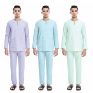 Baju Melayu Teluk Belanga  dewasa Cotton 100% muslimah lelaki dewasa latest fesyen Raya 2025#