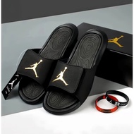 AJ Slippers AJ6 Slippers Series Fingerprint Slippers Summer Slippers Men's Outer Wear Velcro aj6 Sli