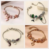 Gelang Tangan & Bangle Titanium Pandora Charm