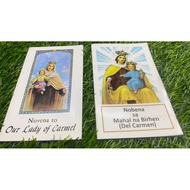 Novena to Our Lady of Carmel (Booklet) 3 × 5 inches - available in Tagalog or English