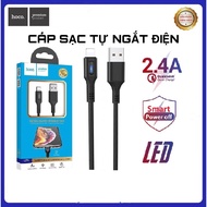 Cáp Sạc Nhanh Tự Ngắt Khi Pin Đầy Dây Sạc Hoco U79 3A 18W Lightning Cho ip 5 6 7 8 plus x xs 11 12 1