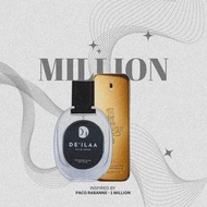 MILLION by Deilaa Perfume 30ML & 10ML EDP Long Lasting (Minyak Wangi Lelaki)