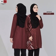 Tshirt Muslimah Jersey Humaira Design | Jersey Microfiber | Jersey Muslimah