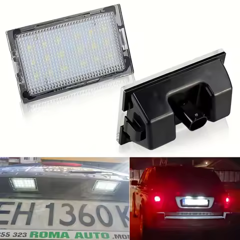 2pcs LED Car Number License Plate Lights Lamps White For Land Range Rover Sport L320 Discovery 3 4 L