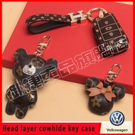 Audi key case, keychain Audi A1 A4 A3 A5 A6 A7 A8 Q5 Q2 Q3 Q7 Classic distressed leather case