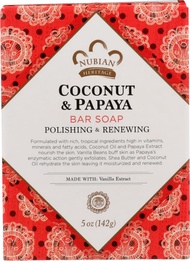 Nubian Heritage Soap Bar Coconut Papaya (Pack Of 6)