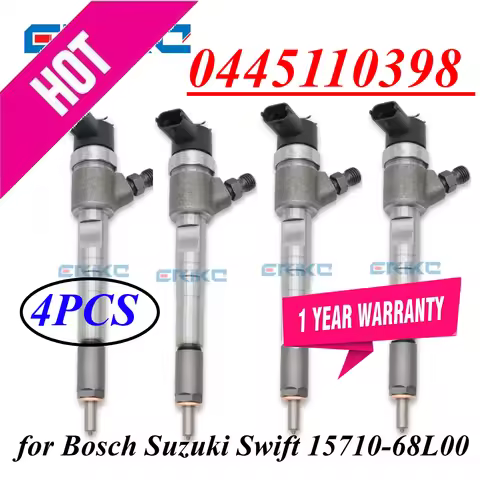 4PC 0445110398 Auto Diesel Injector 0 445 110 398 Engine Nozzle 0986435247 for Suzuki Swift 15710-68