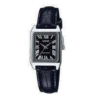 LTP-V007L  Casio สายสเตนเลสสตีล นาฬิกาข้อมือ สายหนังเทียม รุ่นLTP-V007L-7E1ด้ำLTP-V007-7E2สีน้ำตาลLT