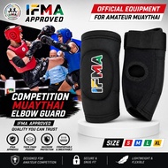 Official IFMA Approved Amatuer Competition Elbow Guard, Muaythai Elbow Pad Muay Thai Elbow Guard