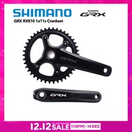 SHIMANO GRX RX810ข้อเหวี่ยง1X11 S 2X11ความเร็วจักรยานเสือหมอบข้อเหวี่ยงกลวง170 172.5 175มม. 40T 42T 