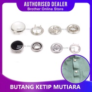 🔥BORONG MURAH 🔥 Butang Ketip Mutiara / Butang Ketip Baju Melayu / Snap Button Pearl  9.5mm / 11.5mm