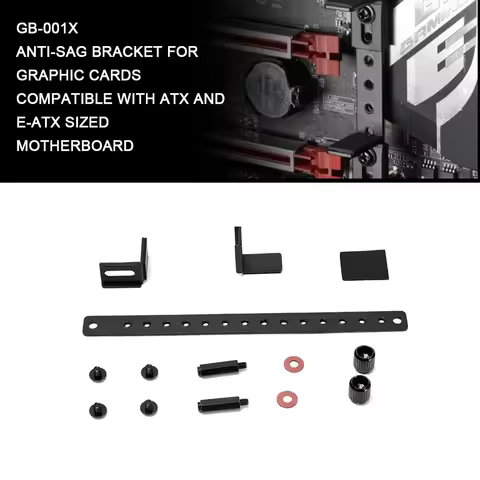 LIAN LI GB-001 VGA Holder Compatible with ATX and E-ATX Sized Motherboard,PC GPU Graphic Cards Brack