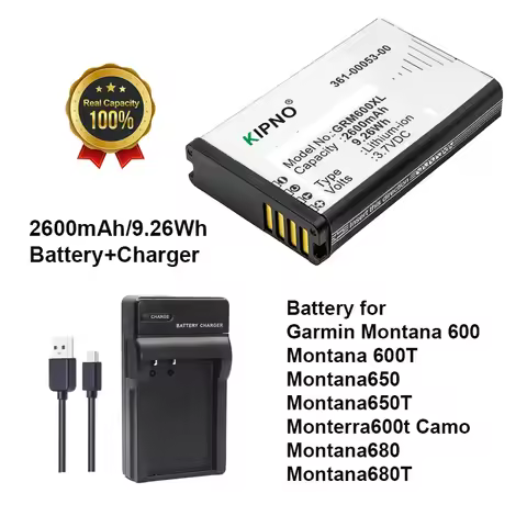 GARMIN P11P15-04-N02 361-00053-00 Handheld GPS Battery For Montana 680t 650t 610t 600t VIRB Elite Al