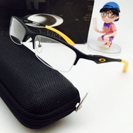 Frame kacamata Okeley kacamata pria sporty half titanium khusus frame