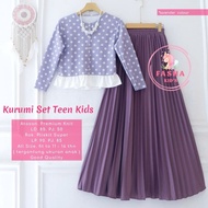 KURUMI SET TEEN KIDS BY FASHA GIRLS' SUIT Kuromi Set Kids Girl Clothes