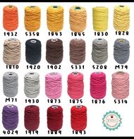 macrame daun aesthetic -macrame daun warna warni
