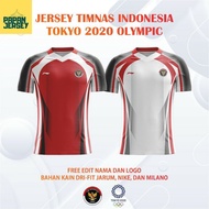 Tokyo 2020 OLYMPIC INSONESIA National Team BATMINTON JERSEY. Jersey BATMINTON