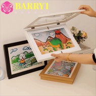 BARRY1 Magnetic Flip Photo Frame, A4/A3 Elastic Straps Flip Art Photo Frame, Multifunctional Front O